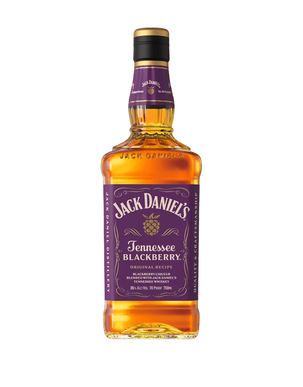 JACK DANIEL'S BLACKBERRY FLAVORED WHISKEY