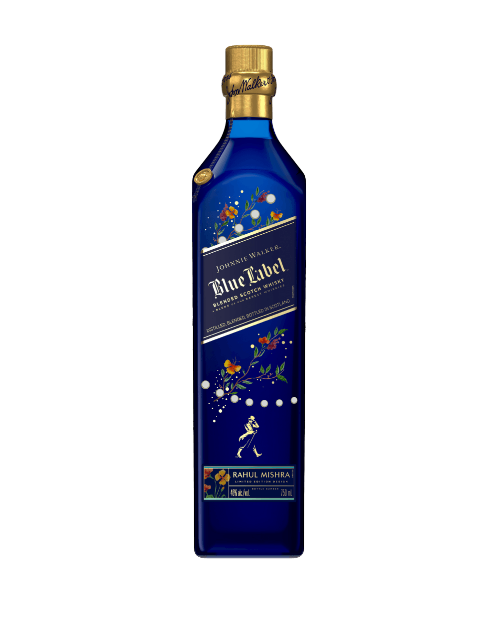 JOHNNIE WALKER BLUE LABEL RAHUL MISHRA LIMITED EDITION DESIGN BLENDED SCOTCH WHISKY