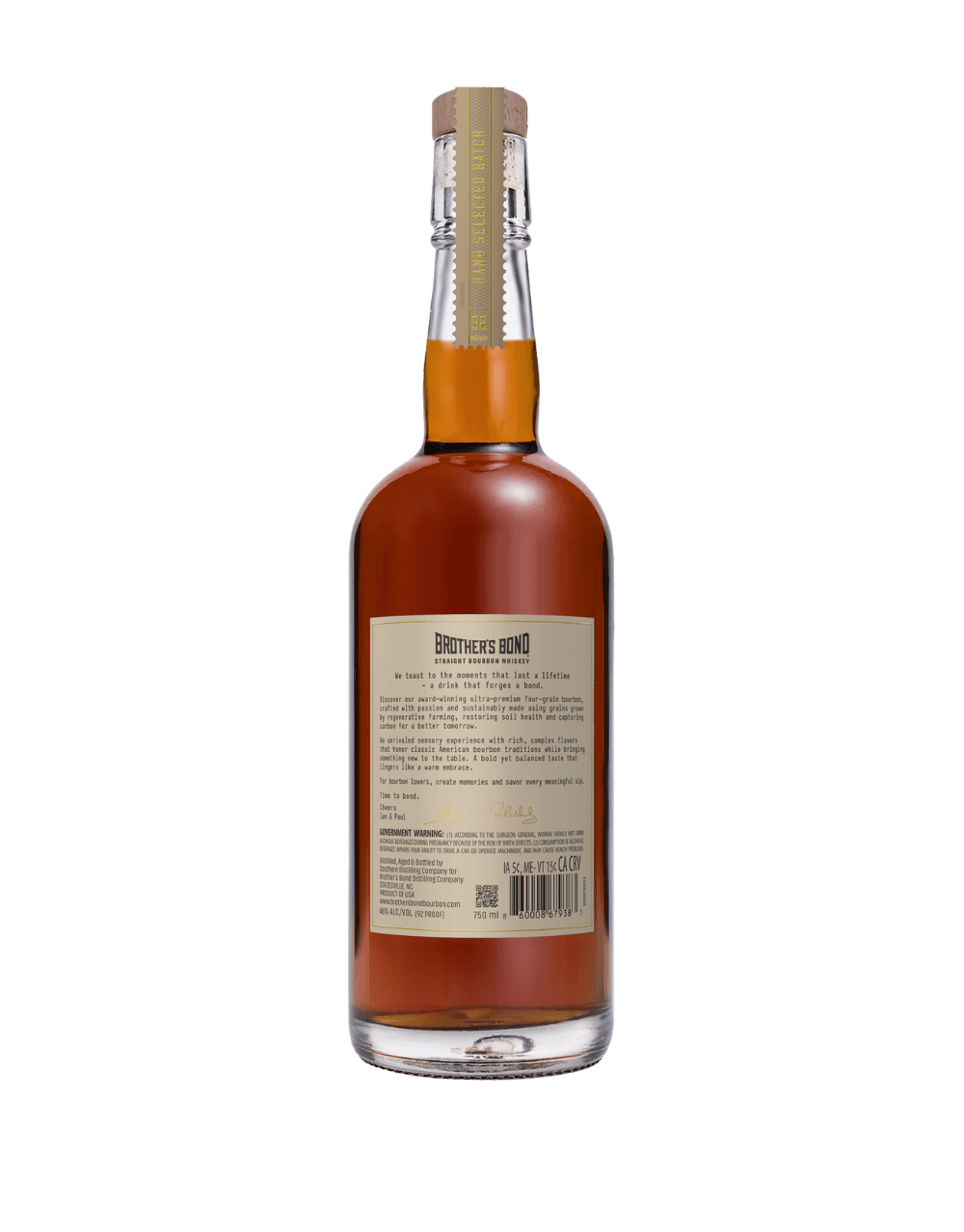 BROTHER'S BOND REGENERATIVE GRAIN STRAIGHT BOURBON WHISKEY