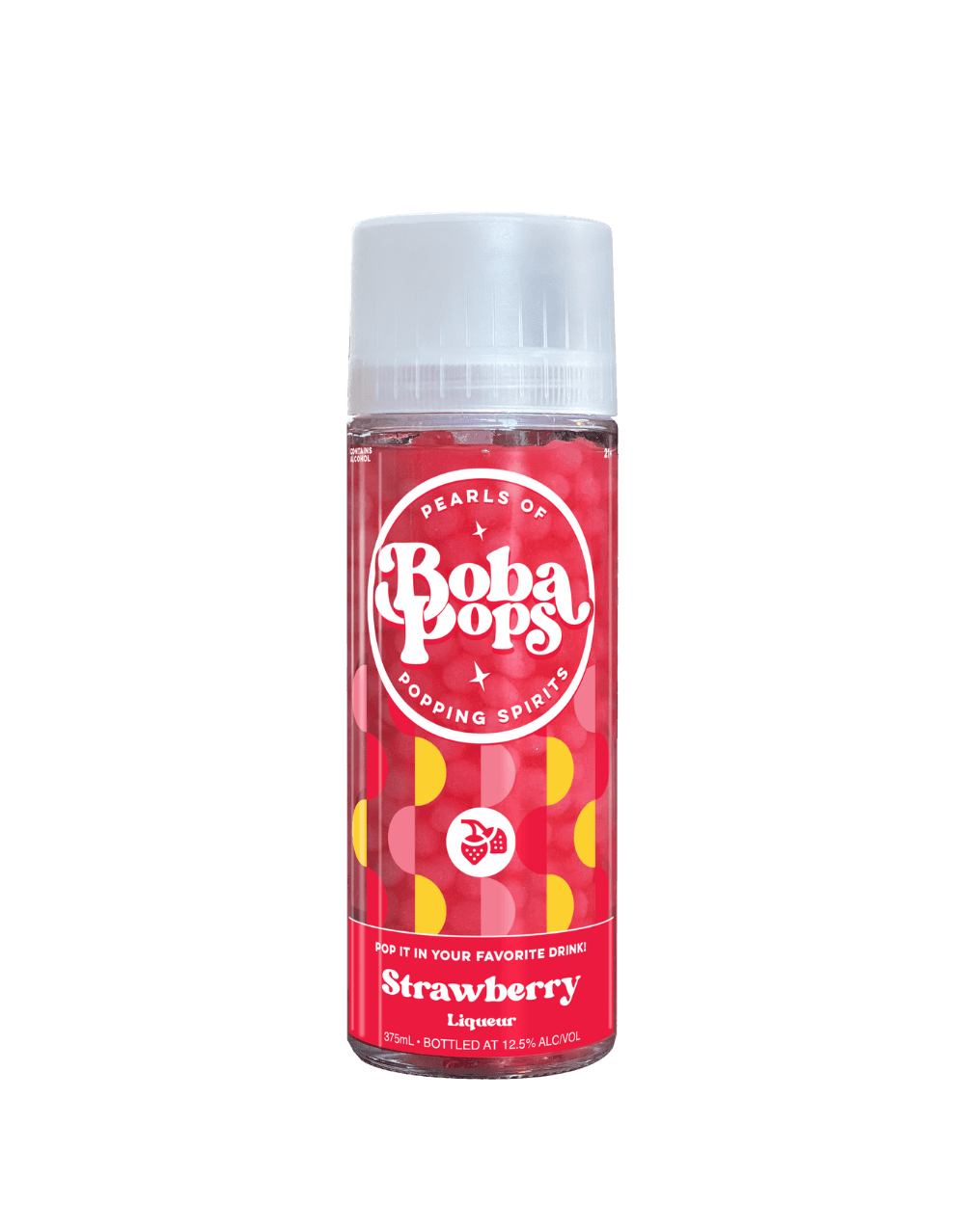 BOBA POPS STRAWBERRY LIQUEUR