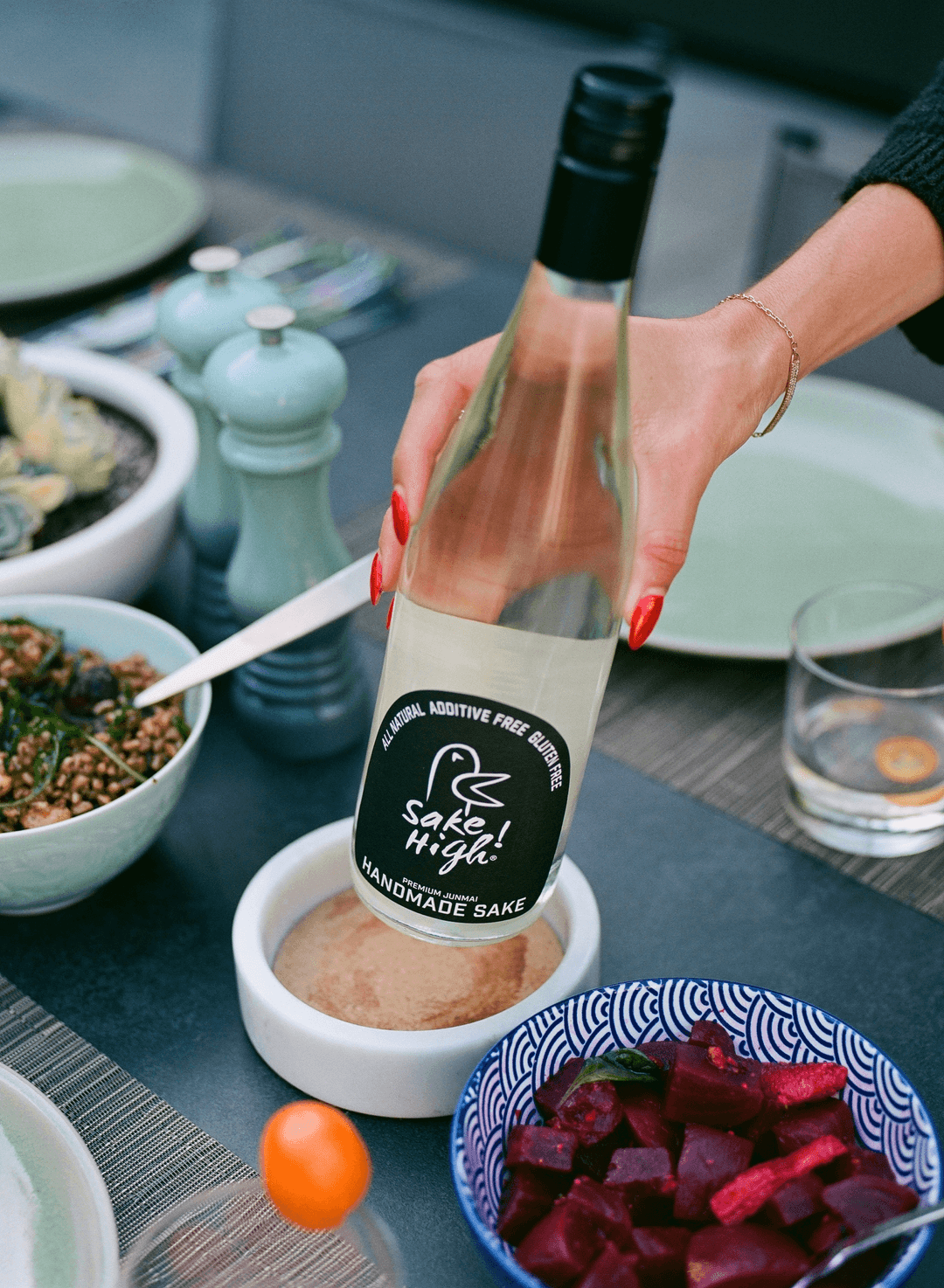 SAKE HIGH! PREMIUM JUNMAI SAKE