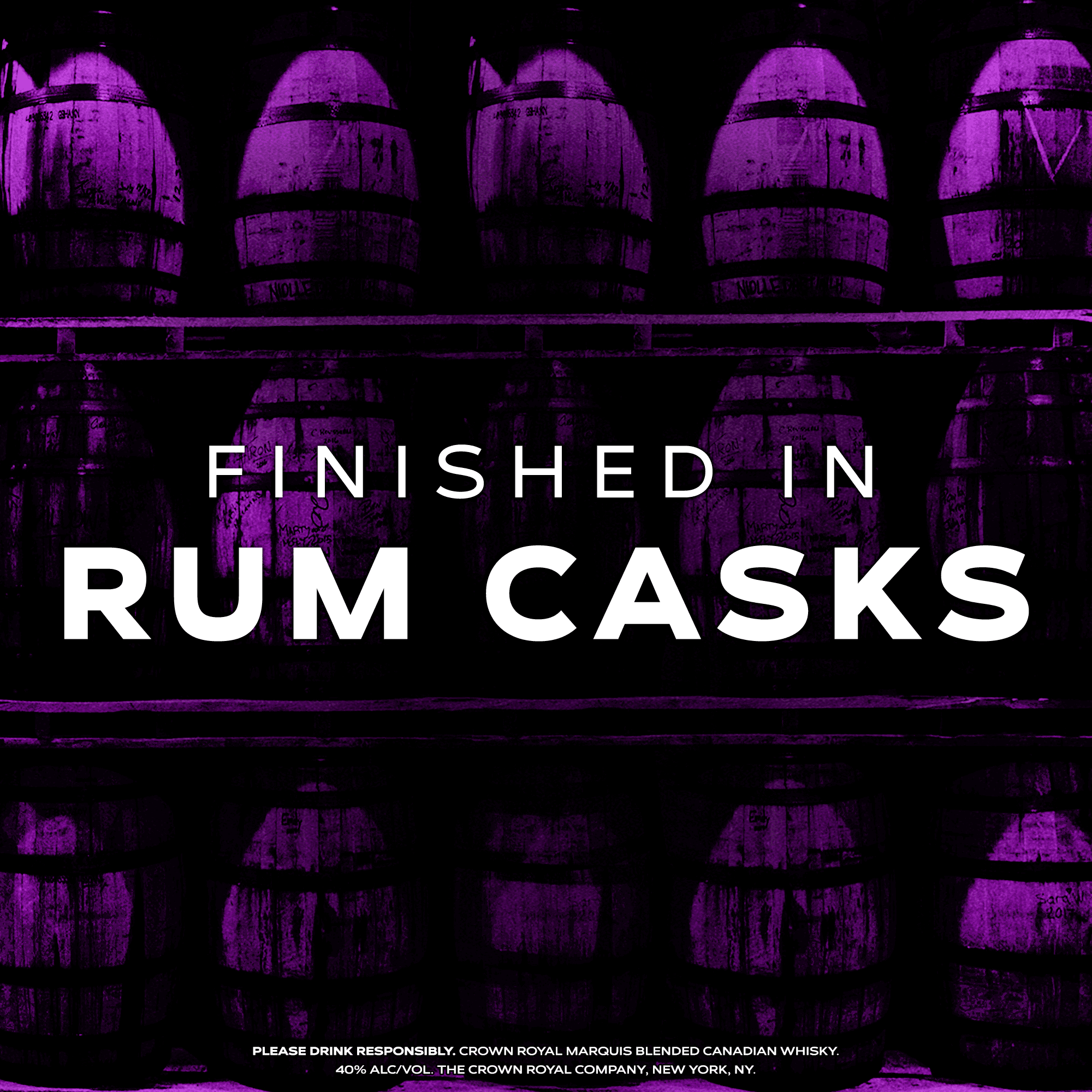CROWN ROYAL MARQUIS BLENDED CANADIAN WHISKY