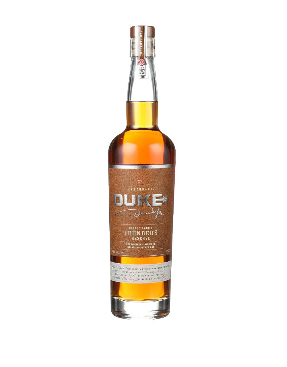 DUKE FOUNDERS RYE 98 WHISKEY