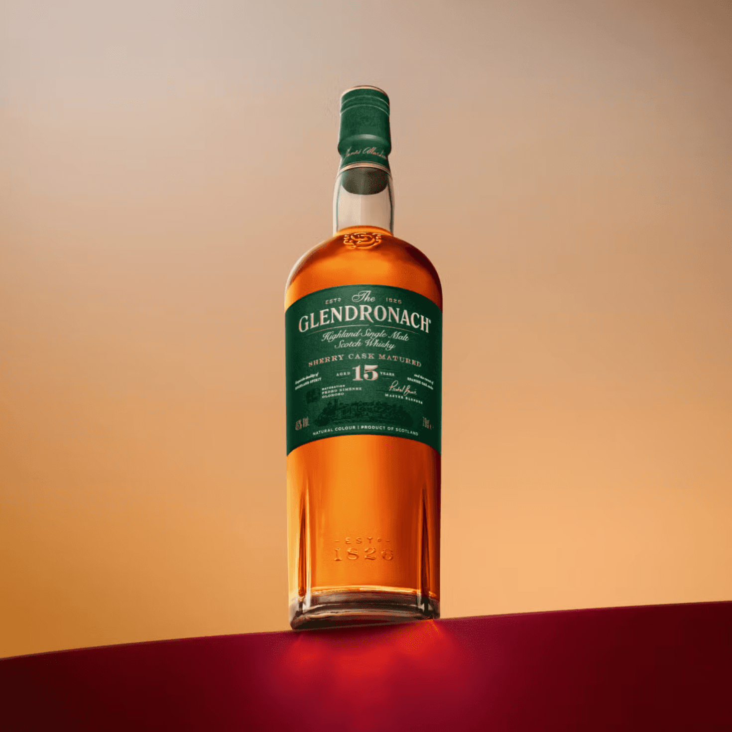 THE GLENDRONACH 15 YEAR OLD SINGLE MALT SCOTCH WHISKY