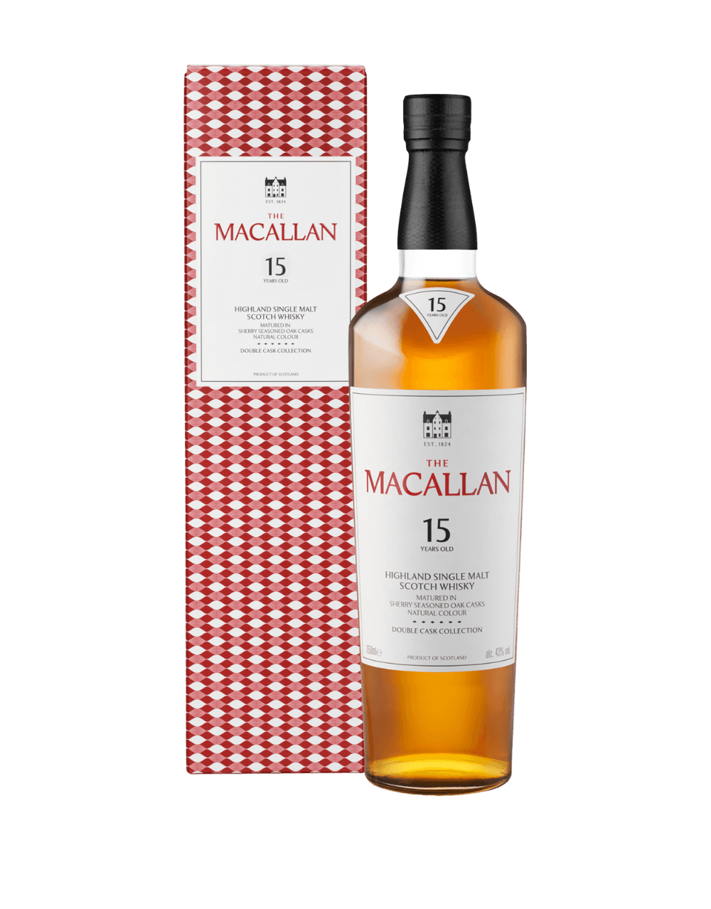 THE MACALLAN DOUBLE CASK 15 YEARS OLD SINGLE MALT WHISKY