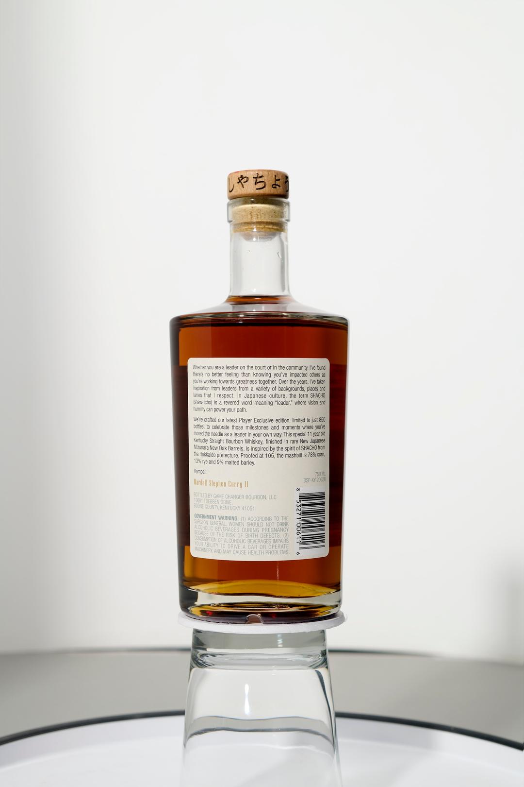 GENTLEMAN'S CUT PLAYER EXCLUSIVE BOURBON WHISKEY SHACHO EDITION