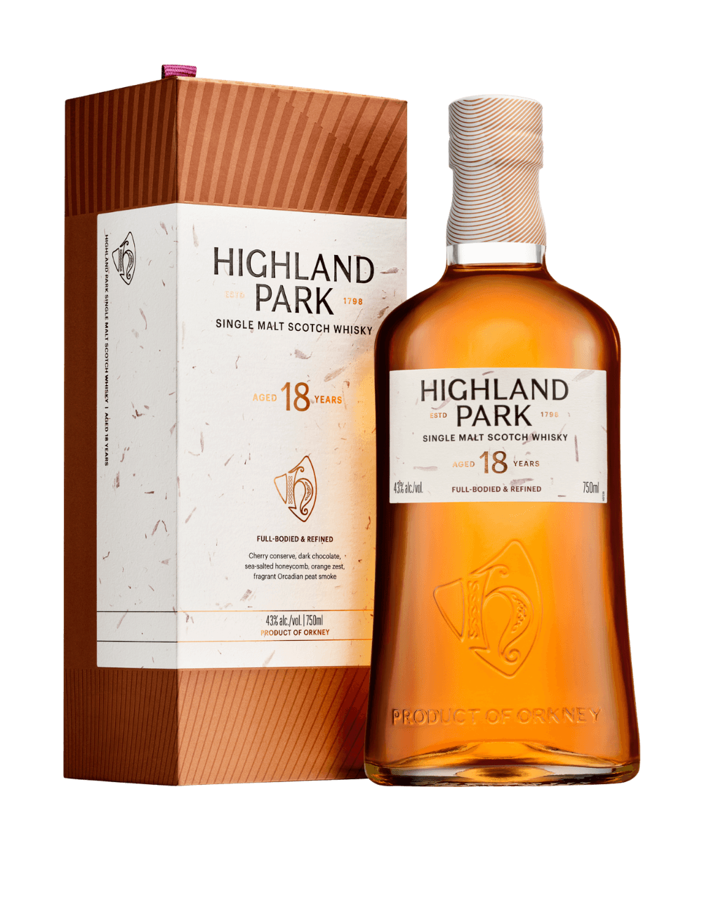 HIGHLAND PARK 18 YEAR OLD SCOTCH WHISKEY