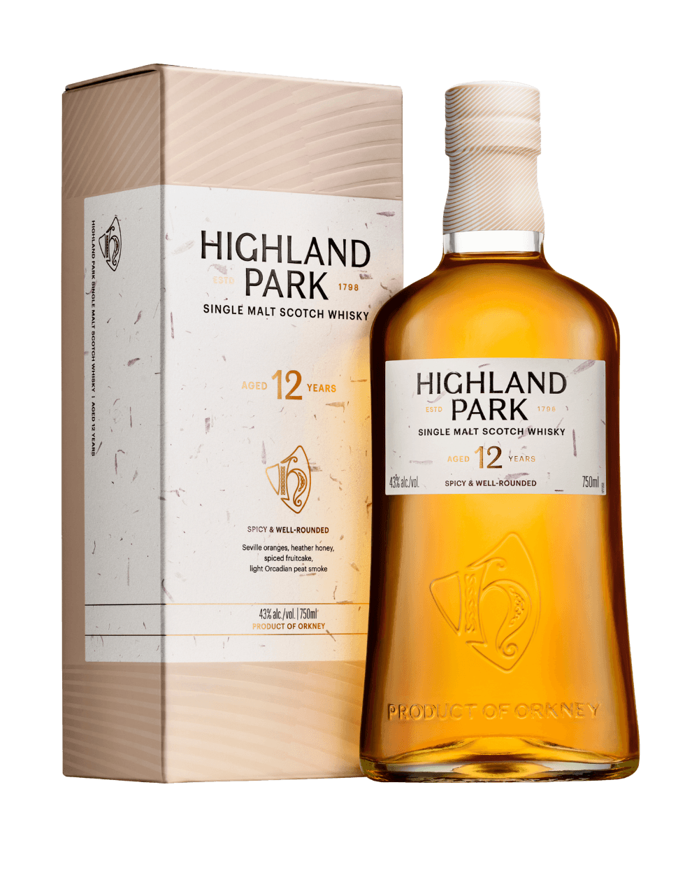 HIGHLAND PARK 12 YEAR OLD SINGLE MALT WHISKY