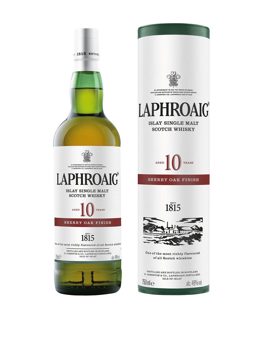 LAPHROAIG 10 YEAR OLD SHERRY OAK SCOTCH WHISKY