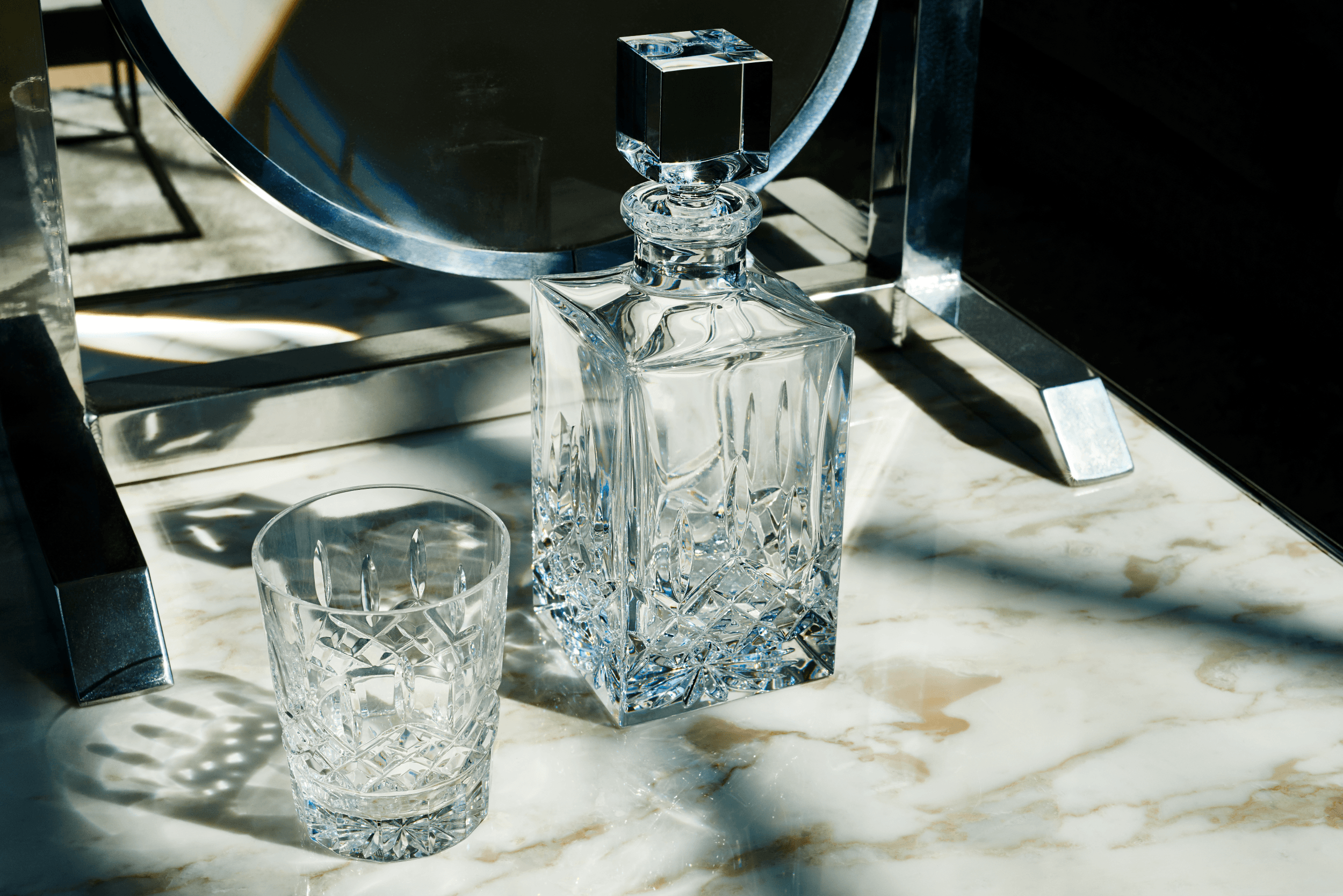 WATERFORD LISMORE SQUARE DECANTER