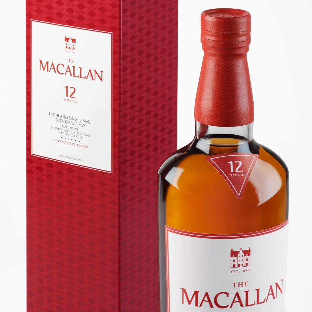 THE MACALLAN SHERRY OAK 12 YEARS OLD SINGLE MALT WHISKY