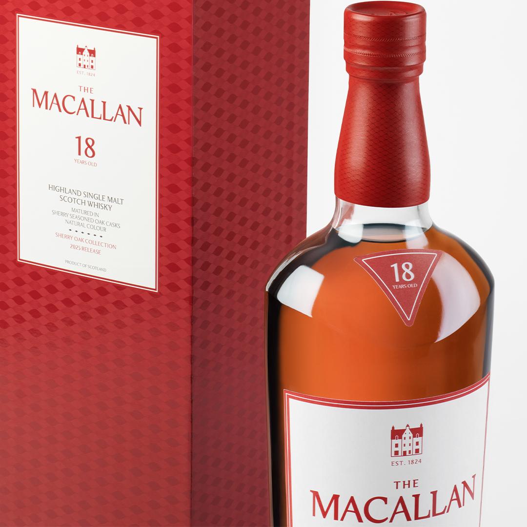 THE MACALLAN SHERRY OAK 18 YEARS OLD SINGLE MALT WHISKY