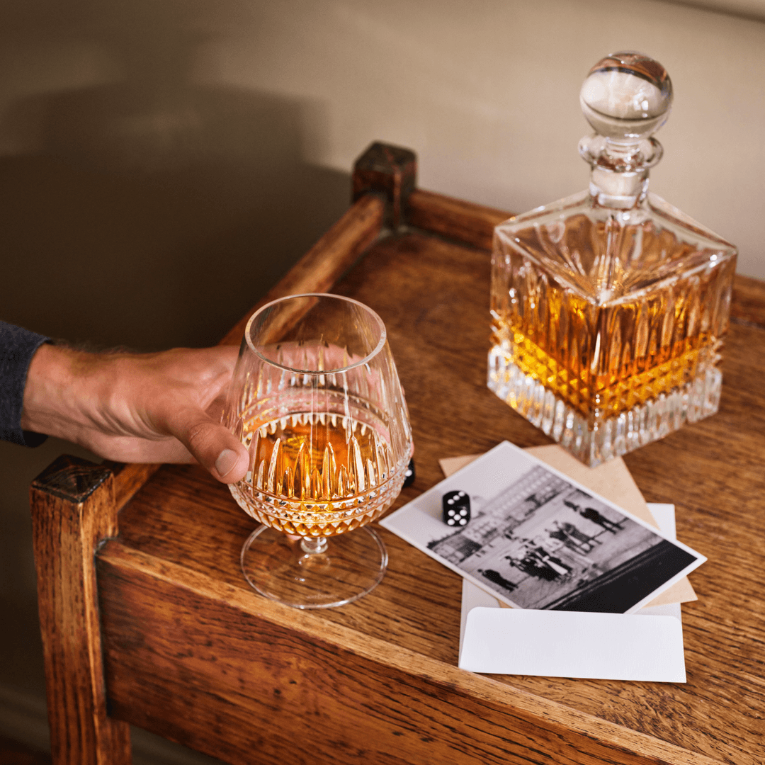 WATERFORD LISMORE DIAMOND SQUARE DECANTER