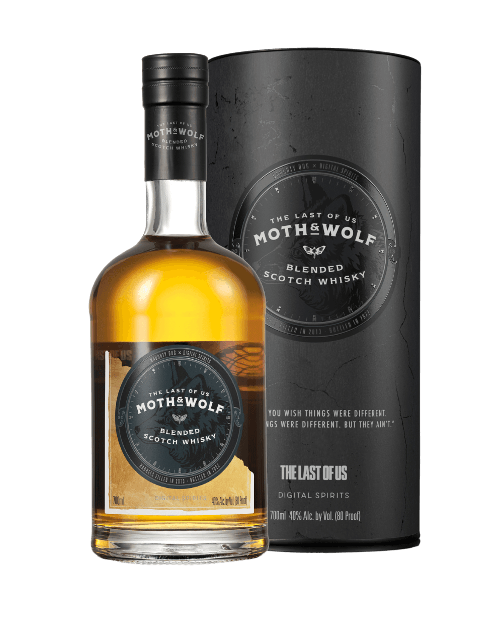 THE LAST OF US - PART II: MOTH & WOLF BLENDED SCOTCH WHISKY