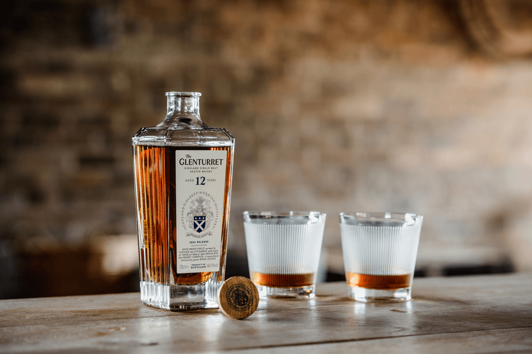THE GLENTURRET 12 YEAR SINGLE MALT WHISKY