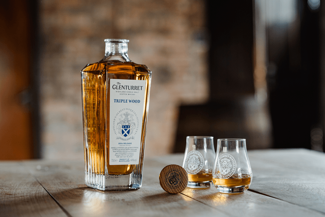 THE GLENTURRET TRIPLE WOOD SINGLE MALT WHISKY