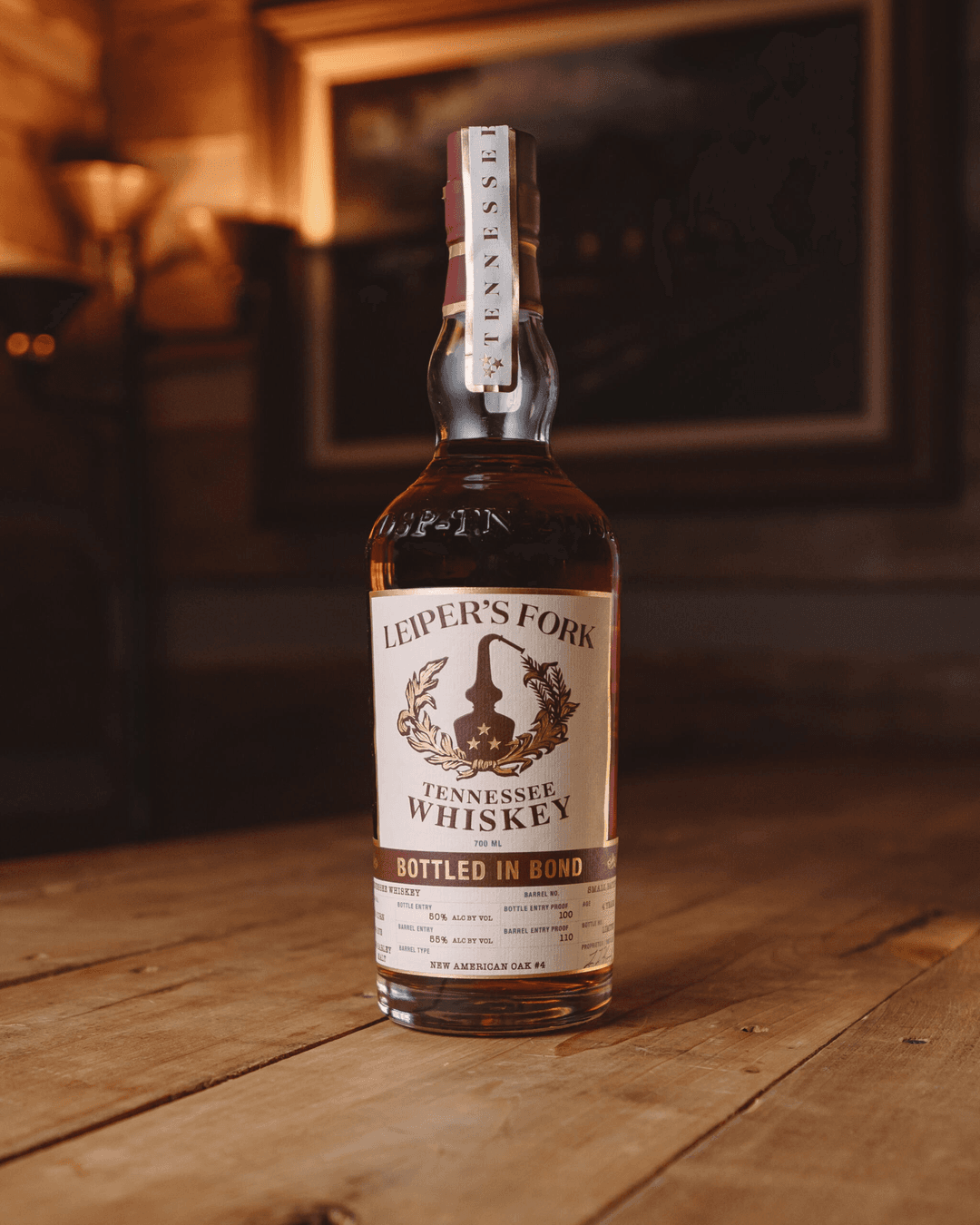 LEIPER'S FORK BOTTLE IN BOND TENNESSEE WHISKEY