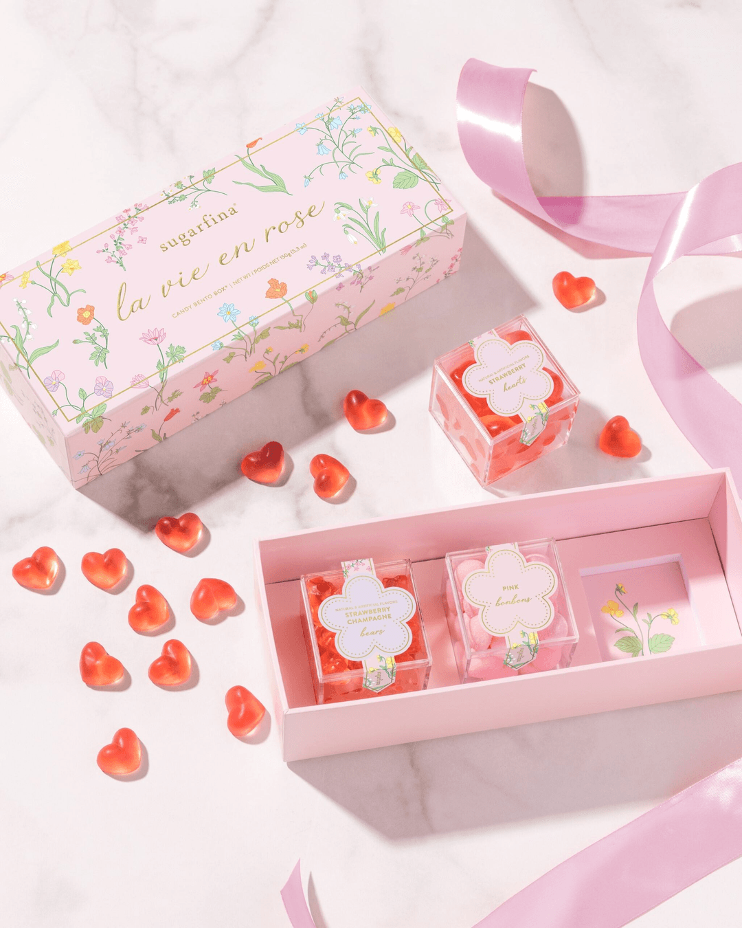 SUGARFINA LE VIE EN ROSE 3 PIECE BENTO BOX