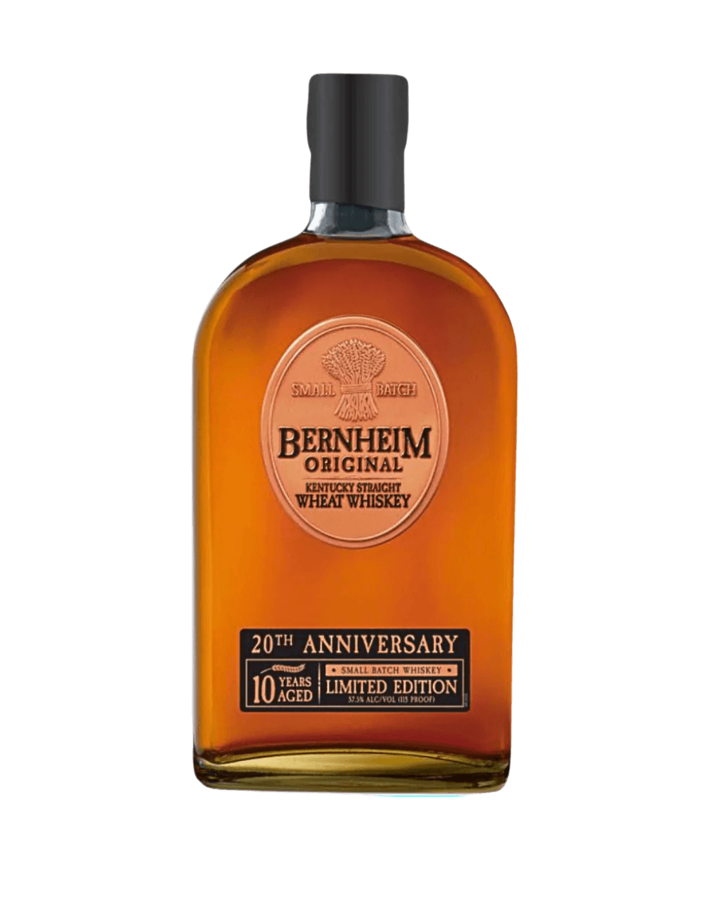 BERNHEIM 20TH ANNIVERSARY 10 YEAR OLD WHEAT WHISKEY LIMITED EDITION