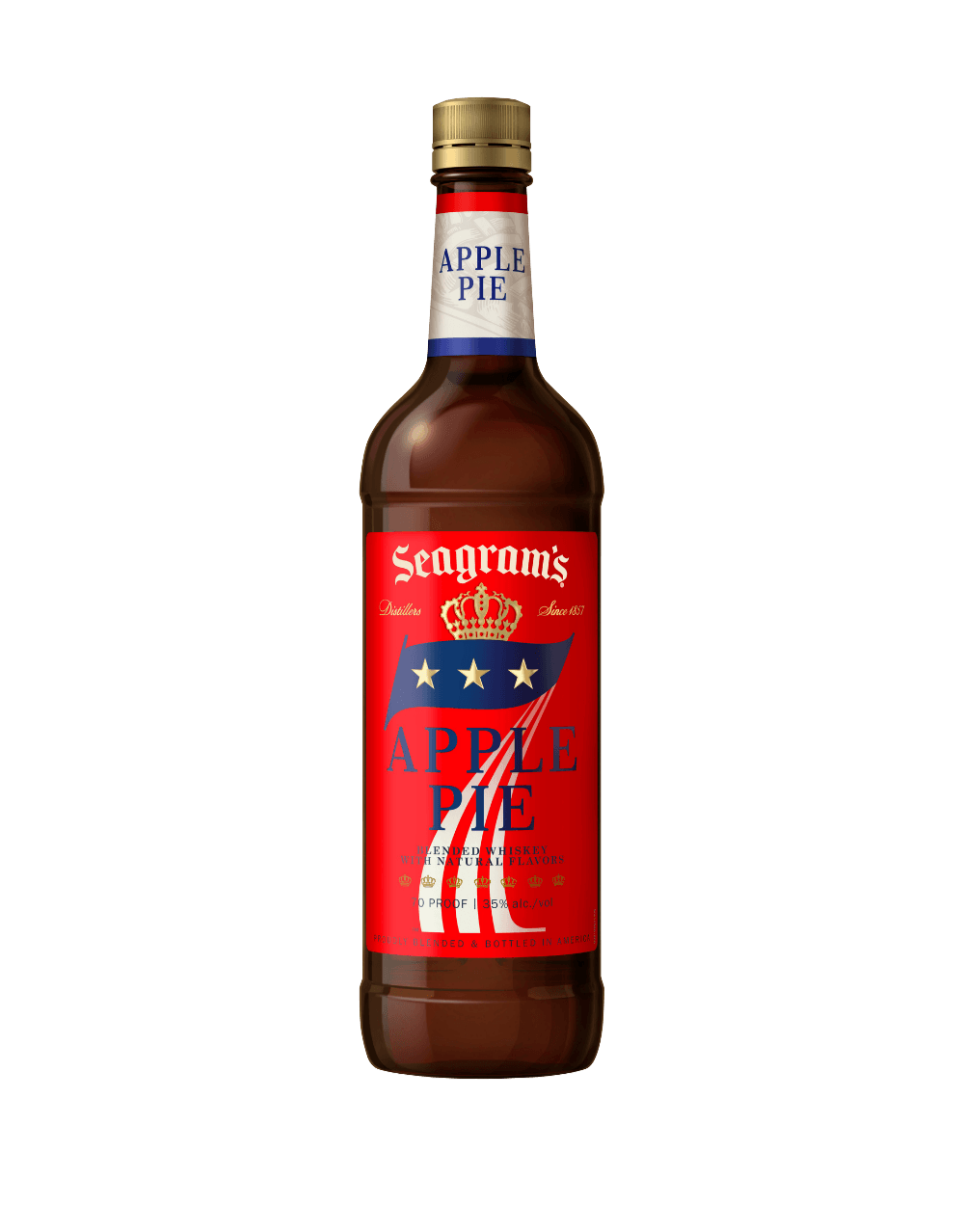 SEAGRAMS 7 CROWN APPLE PIE 250TH ANNIVERSARY BLENDED WHISKY