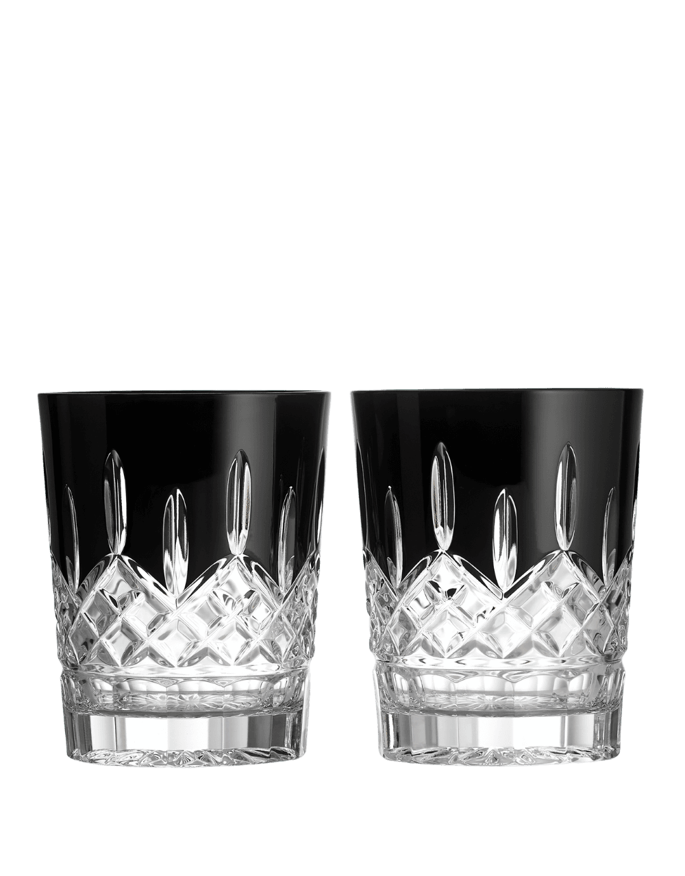 WATERFORD LISMORE BLACK TUMBLER