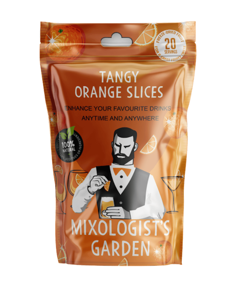 MIXOLOGIST'S GARDEN FREEZE DRIED ORANGE SLICES