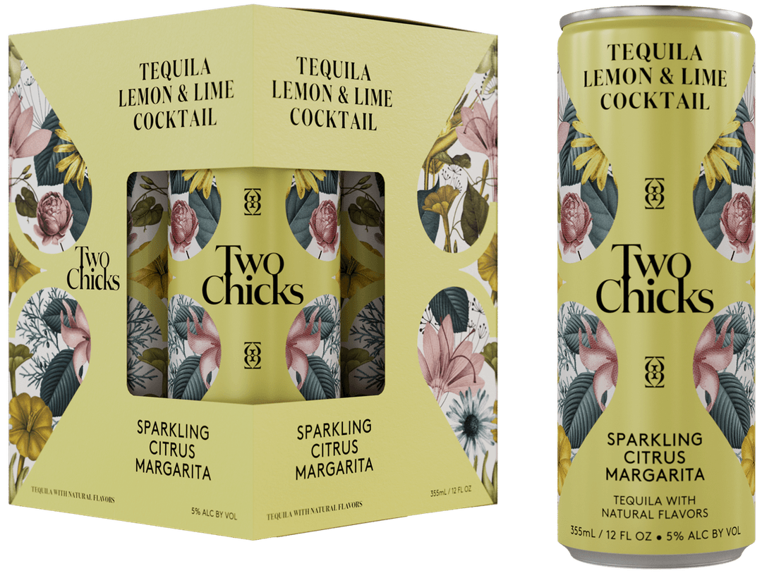 TWO CHICKS COCKTAILS SPARKLING CITRUS MARGARITA