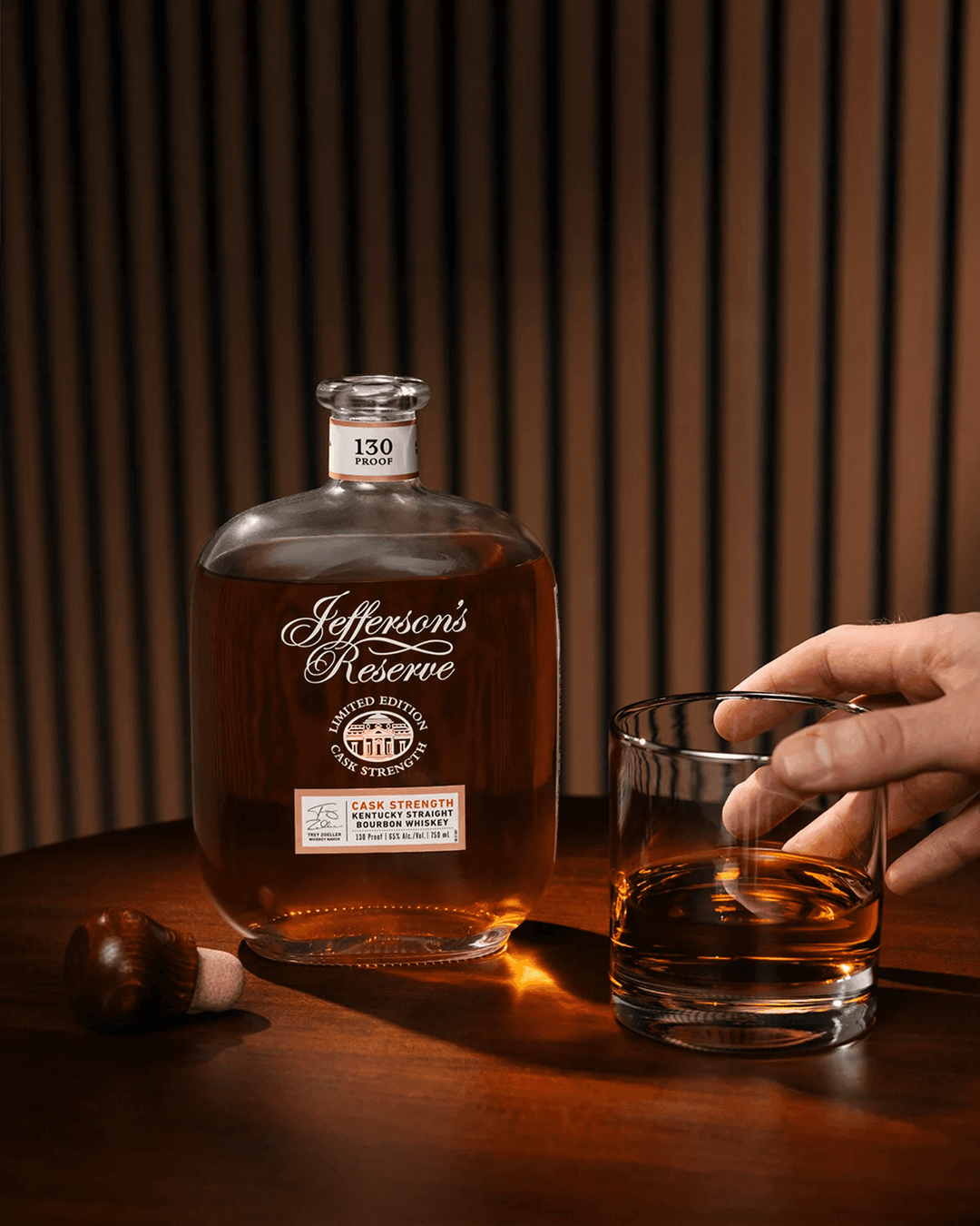 JEFFERSON'S RESERVE CASK STRENGTH BOURBON WHISKEY