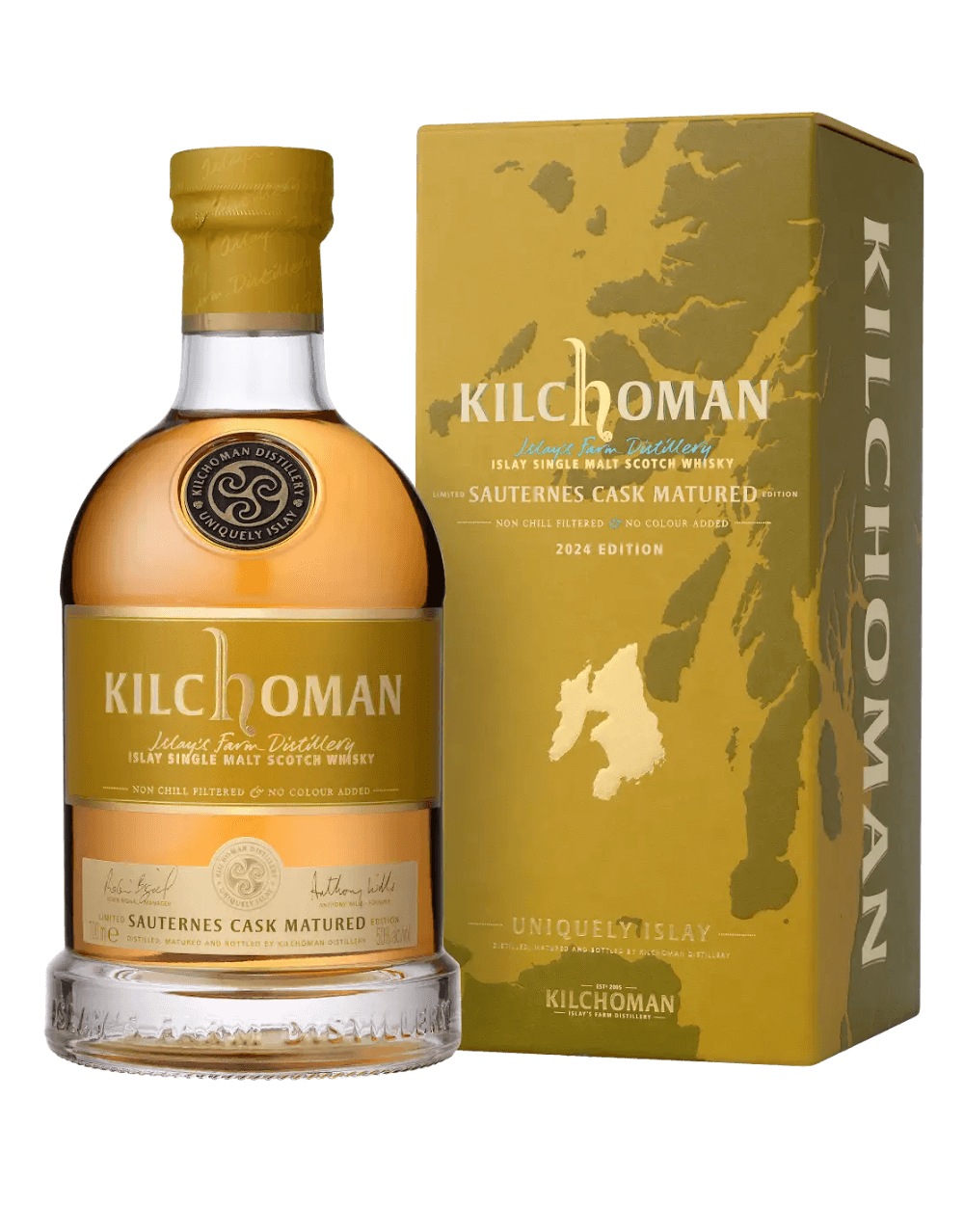 KILCHOMAN SAUTERNES CASK MATURED SCOTCH WHISKY