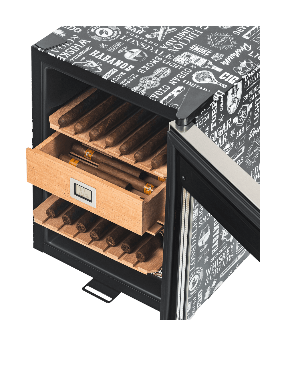 NEWAIR 250 COUNT SMOKERS CLUB HUMIDOR