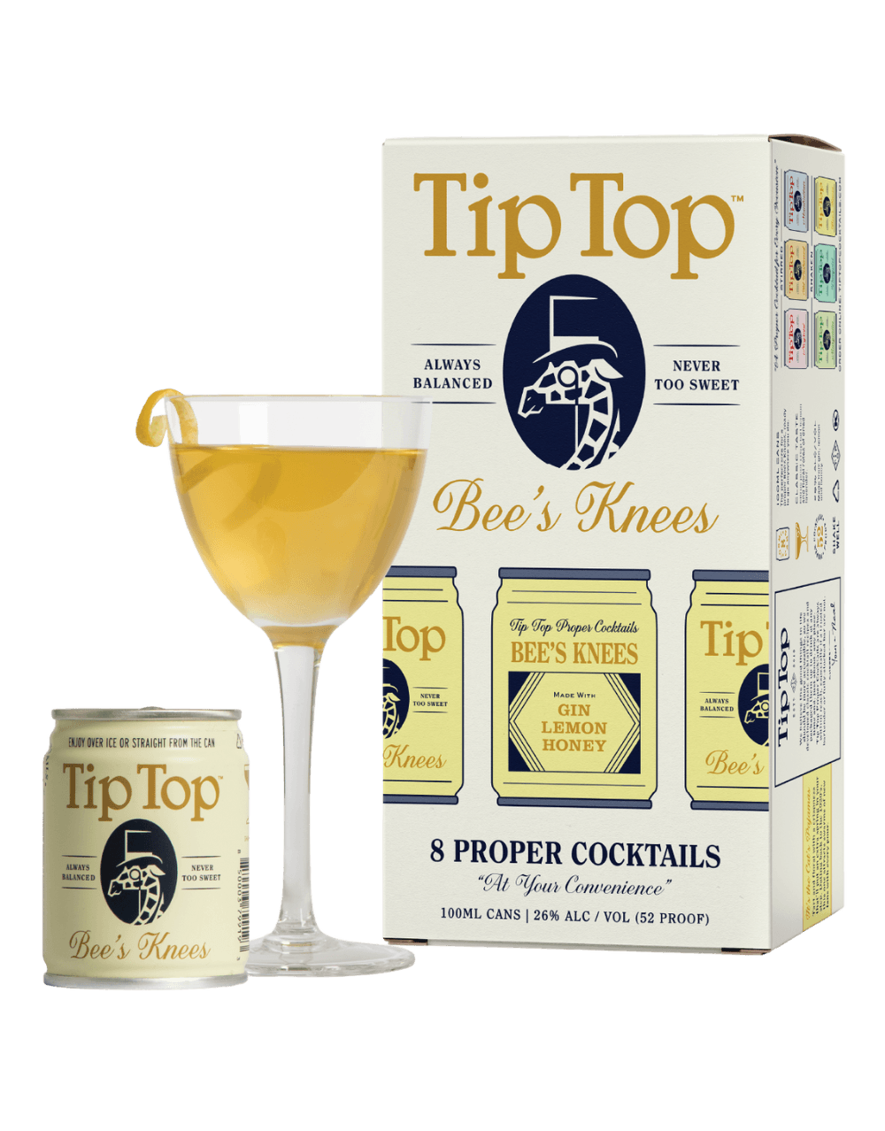 TIP TOP PROPER COCKTAILS BEE'S KNEES