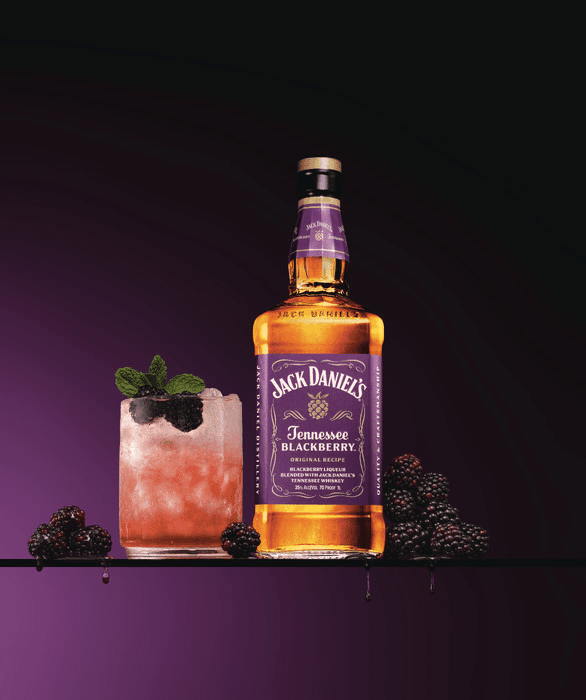 JACK DANIEL'S BLACKBERRY FLAVORED WHISKEY