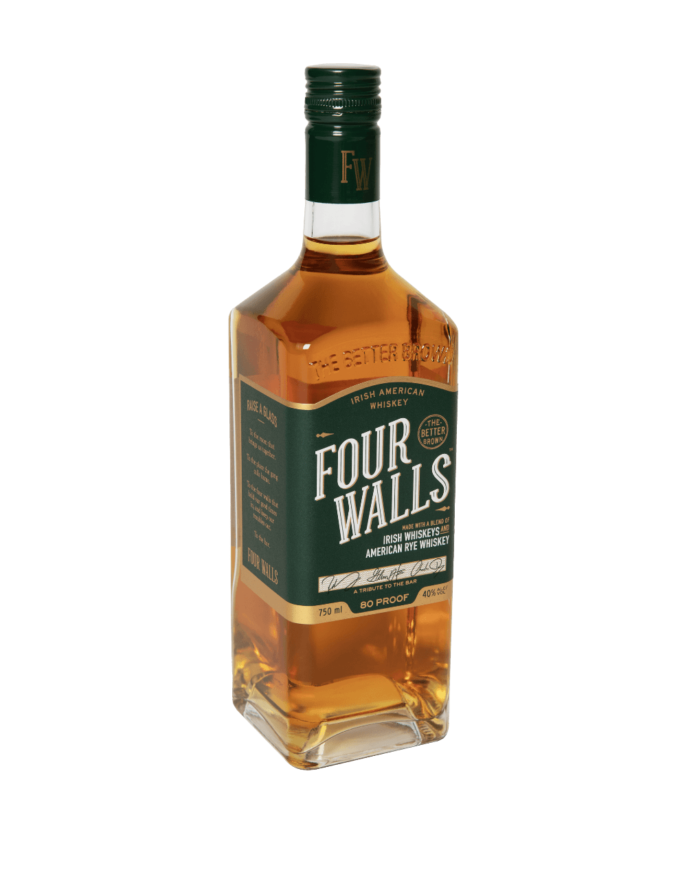 FOUR WALLS IRISH AMERICAN WHISKEY