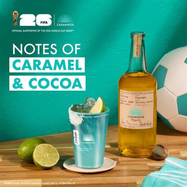 CASAMIGOS REPOSADO TEQUILA BOTTLE WITH FIFA WORLD CUP 2026™ COCKTAIL SHAKER
