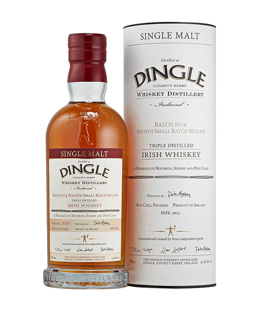 DINGLE SINGLE MALT IRISH WHISKEY BATCH NO. 4