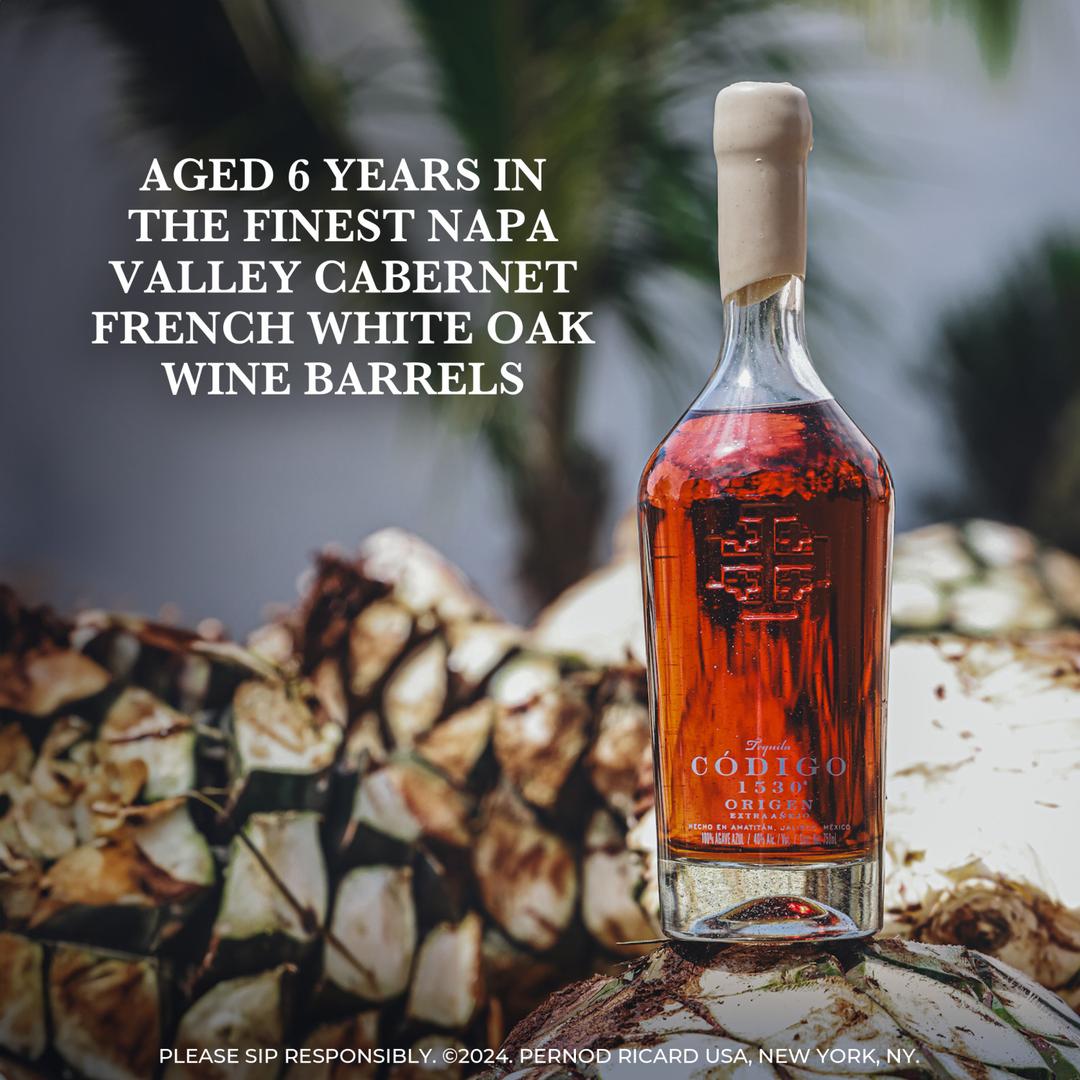 CÓDIGO 1530 ORIGEN EXTRA AÑEJO TEQUILA