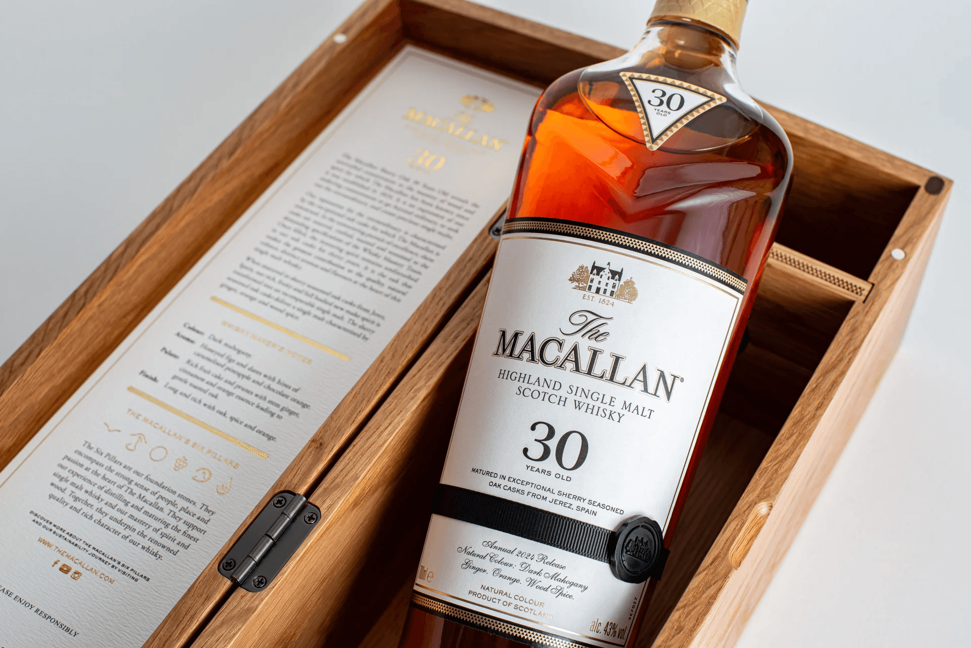 The MACALLAN 30 Years Old 木箱入り The MACALLAN 30年 マッカラン 30