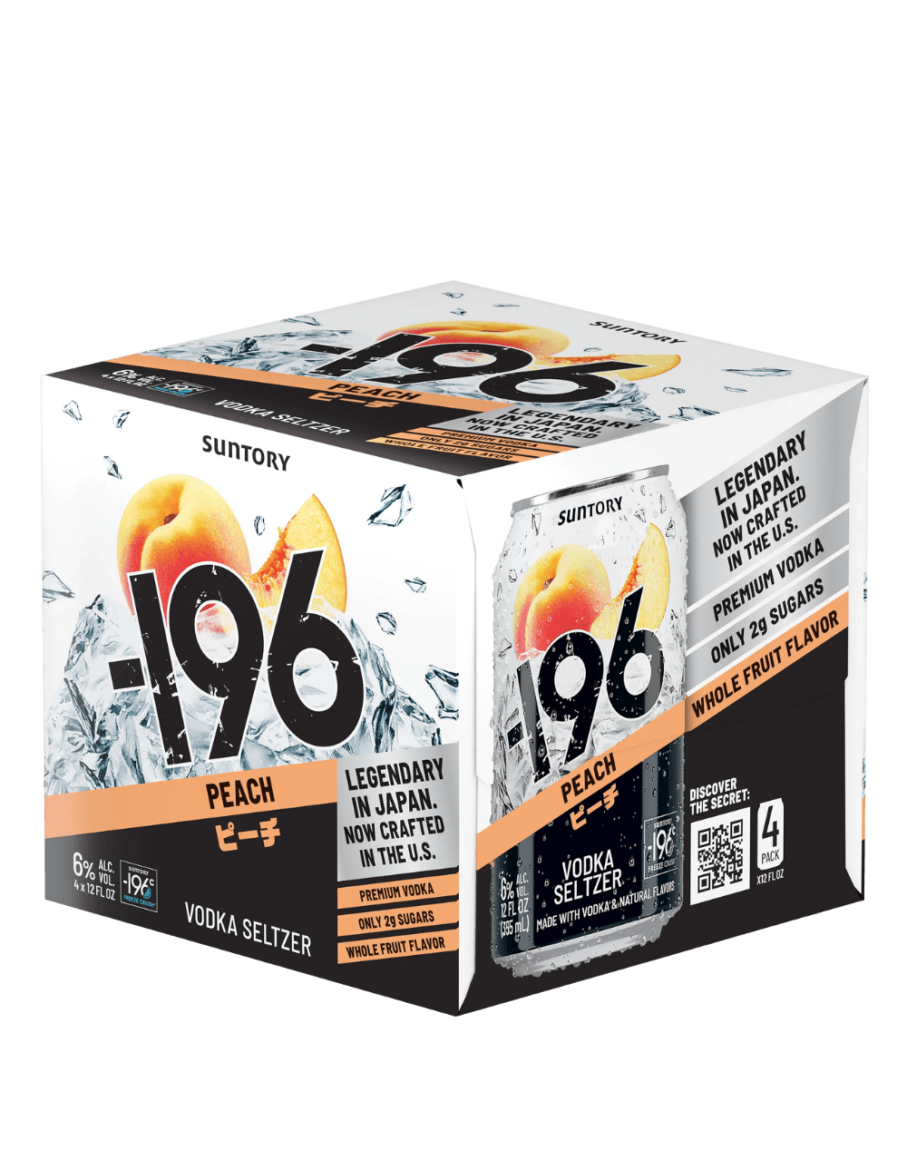 -196 PEACH VODKA SELTZER