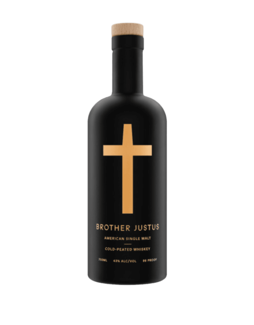BROTHER JUSTUS COLD PEATED AMERICAN SINGLE MALT WHISKEY