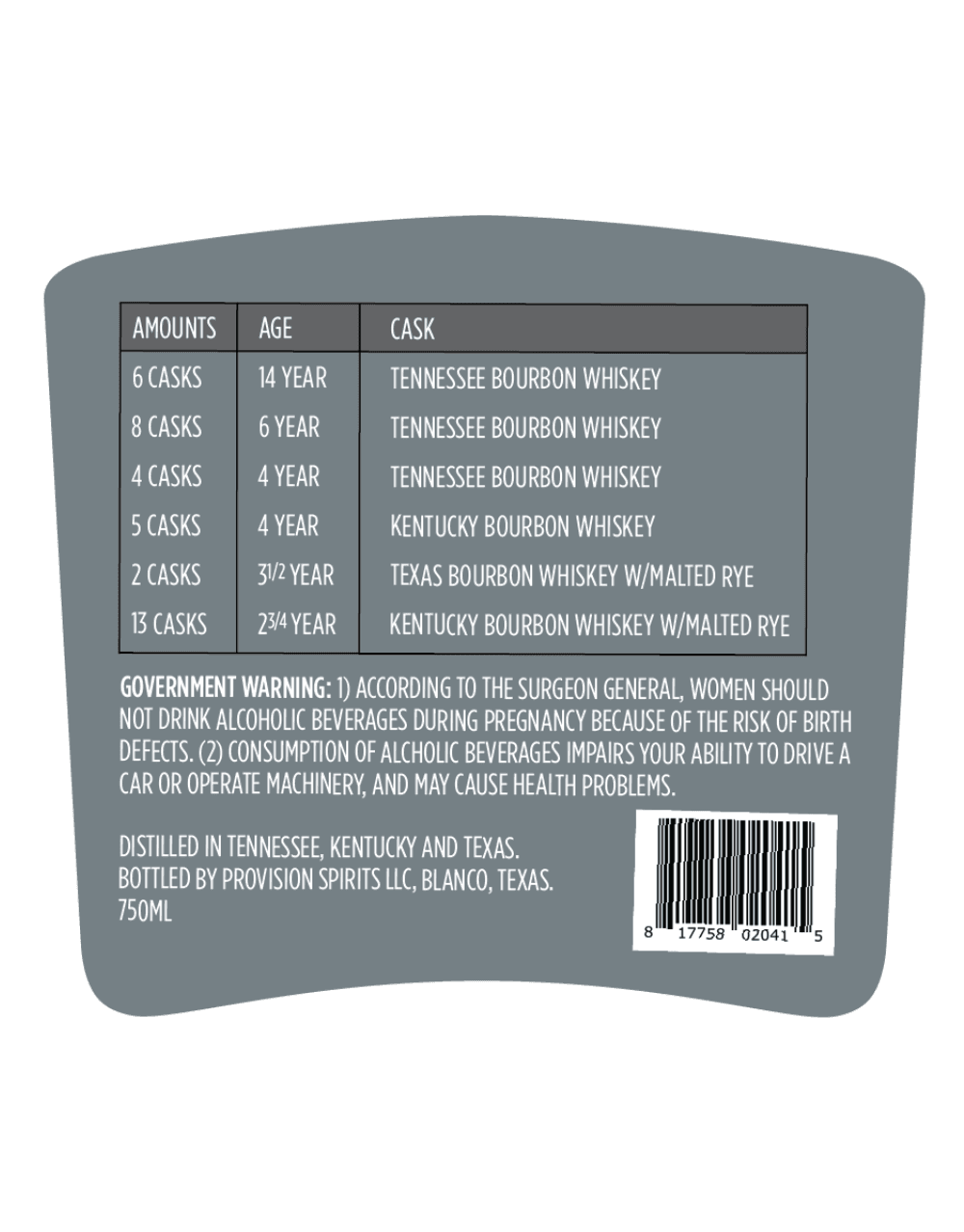 MILAM & GREENE UNABRIDGED BOURBON