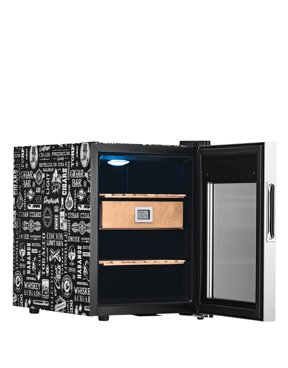 NEWAIR 250 COUNT SMOKERS CLUB HUMIDOR