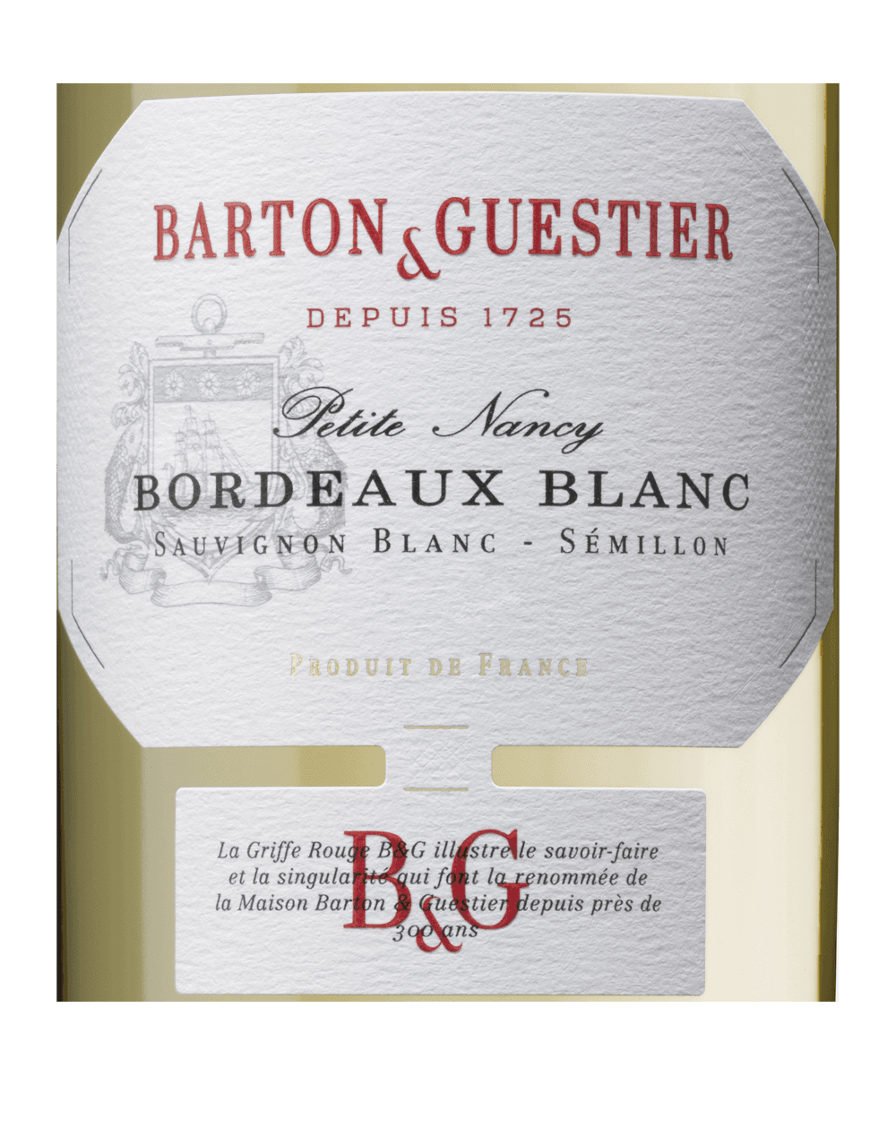 BARTON & GUESTIER "PETITE NANCY" WHITE BORDEAUX