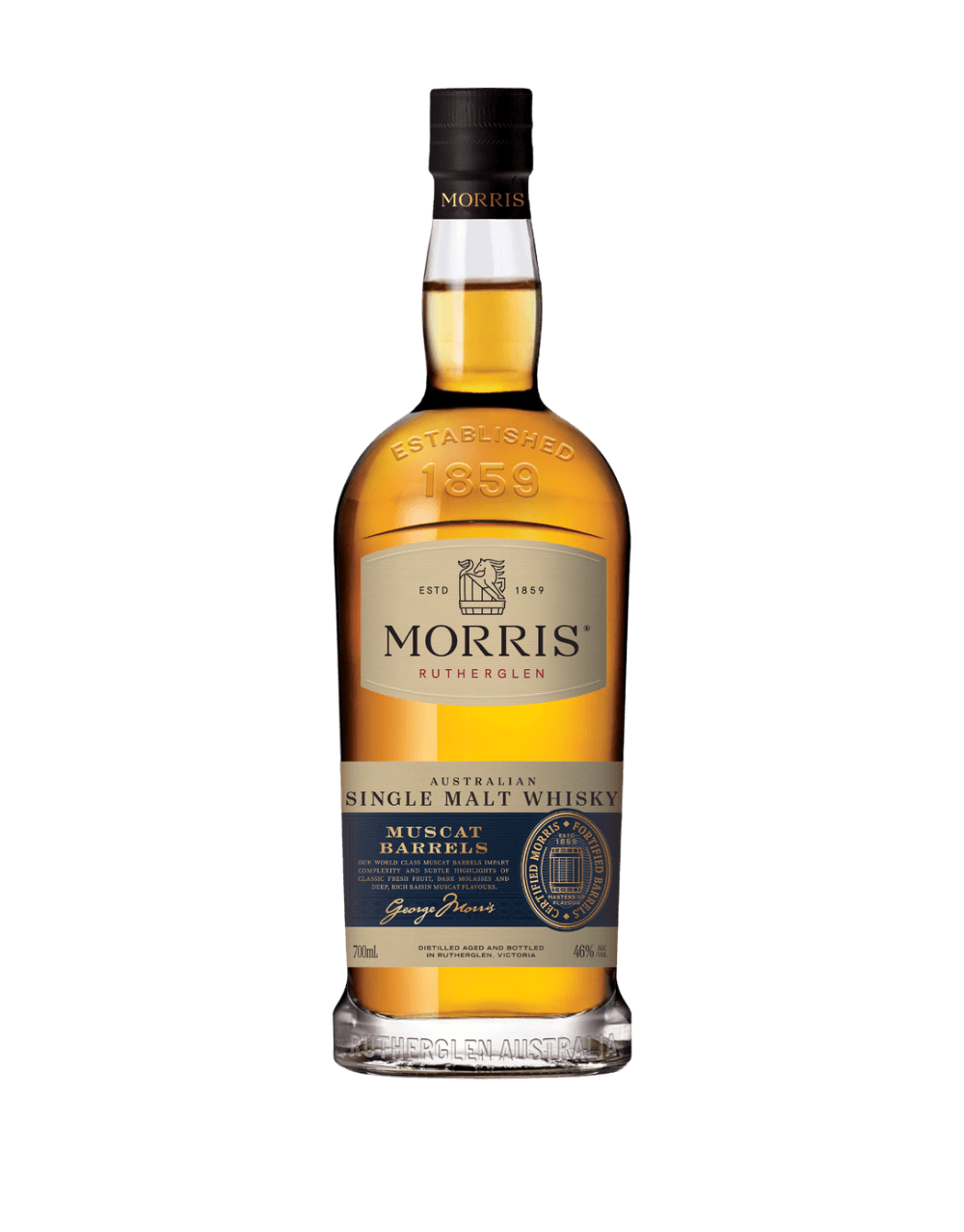 MORRIS AUSTRALIAN SINGLE MALT MUSCAT BARREL WHISKY