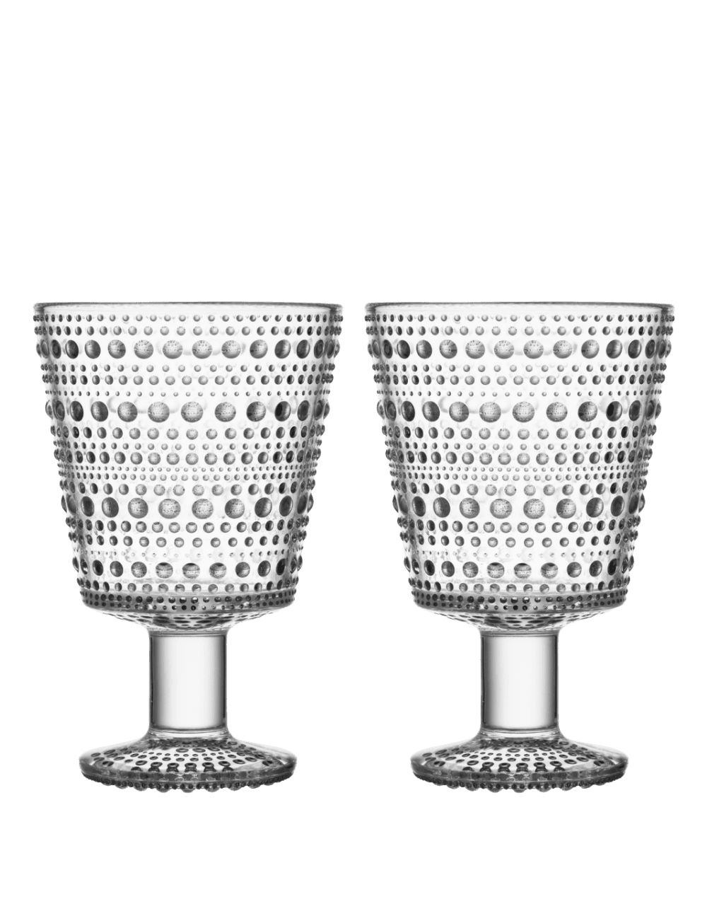 IITTALA KASTEHELMI 8.8 OZ. UNIVERSAL GLASS SET- CLEAR