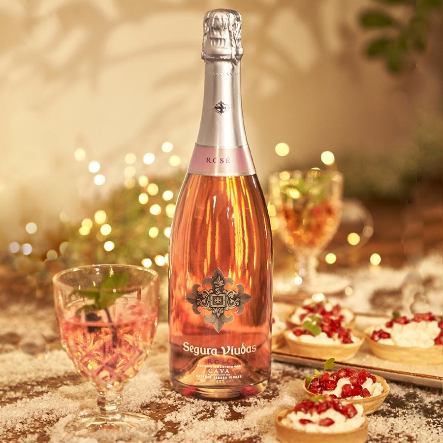 SEGURA VIUDAS CAVA ROSÉ SPARKLING WINE