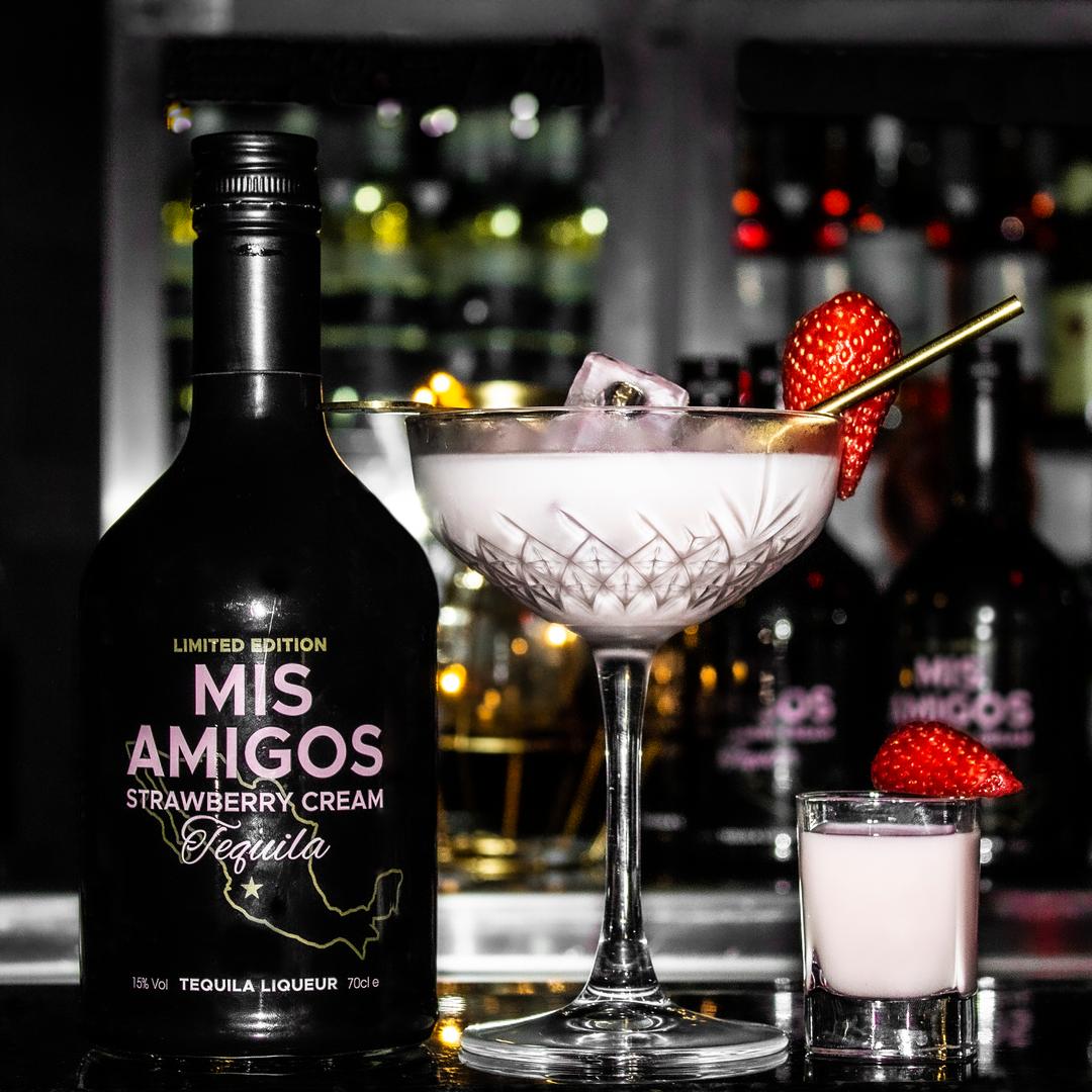 MIS AMIGOS STRAWBERRY CREAM TEQUILA