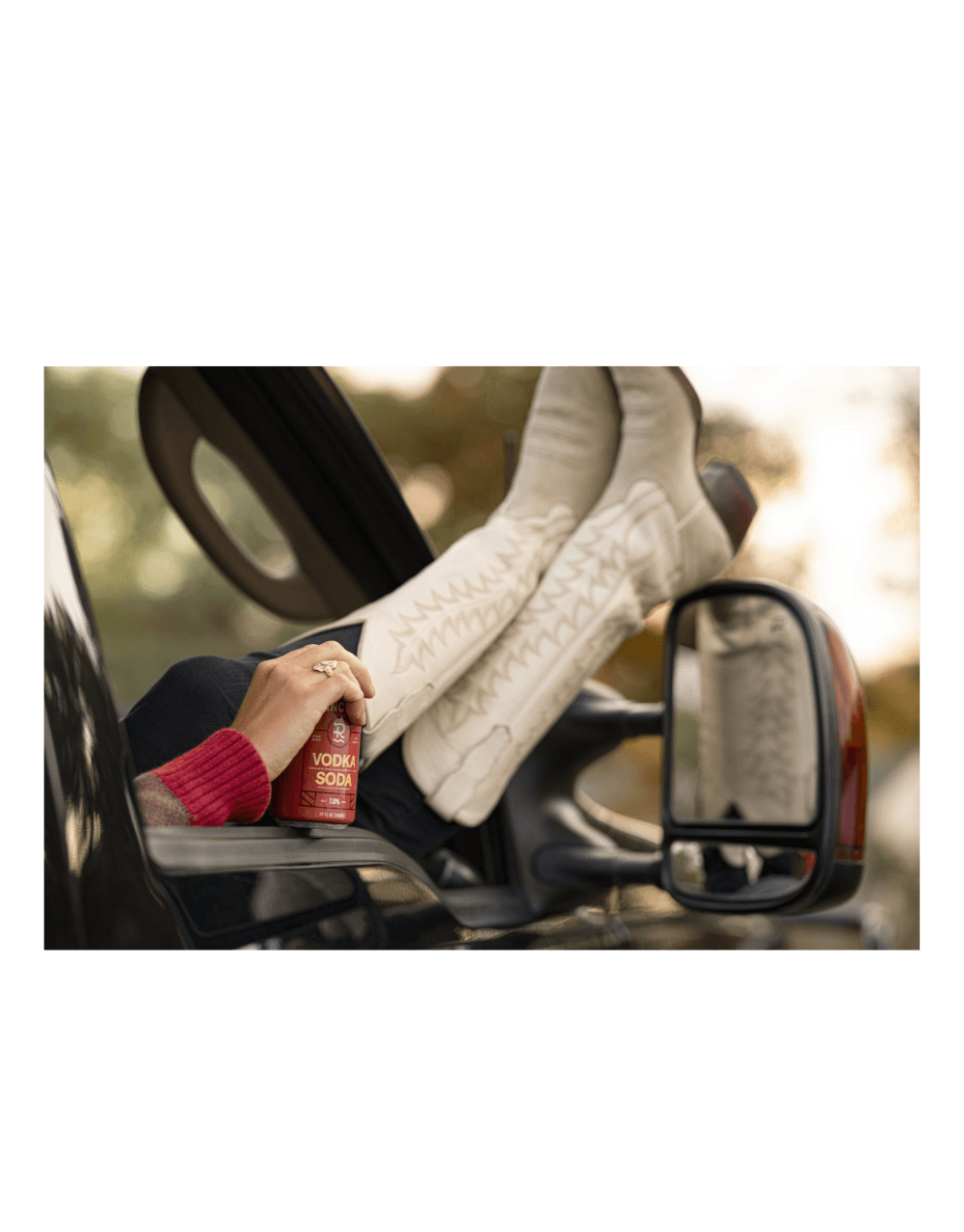 RANCH2O VODKA SODA WITH CRANBERRY