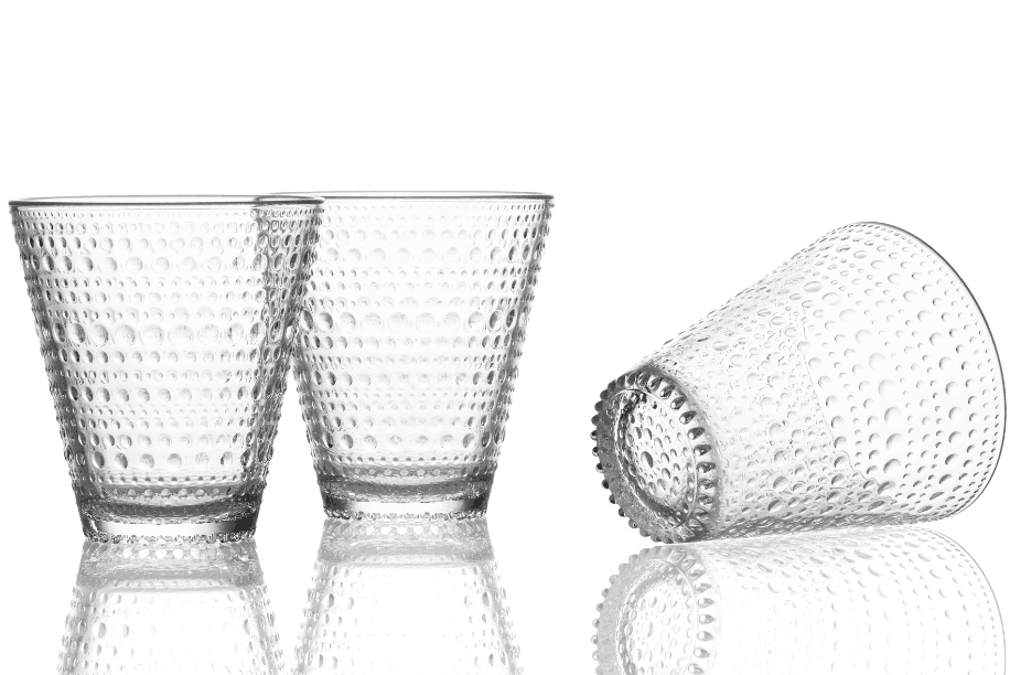 IITTALA KASTEHELMI 10.14 OZ. TUMBLER SET- CLEAR