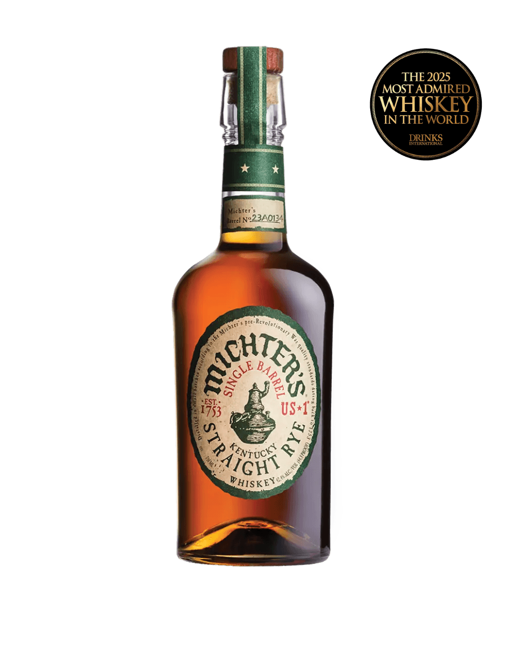 MICHTER'S US 1 KENTUCKY STRAIGHT RYE