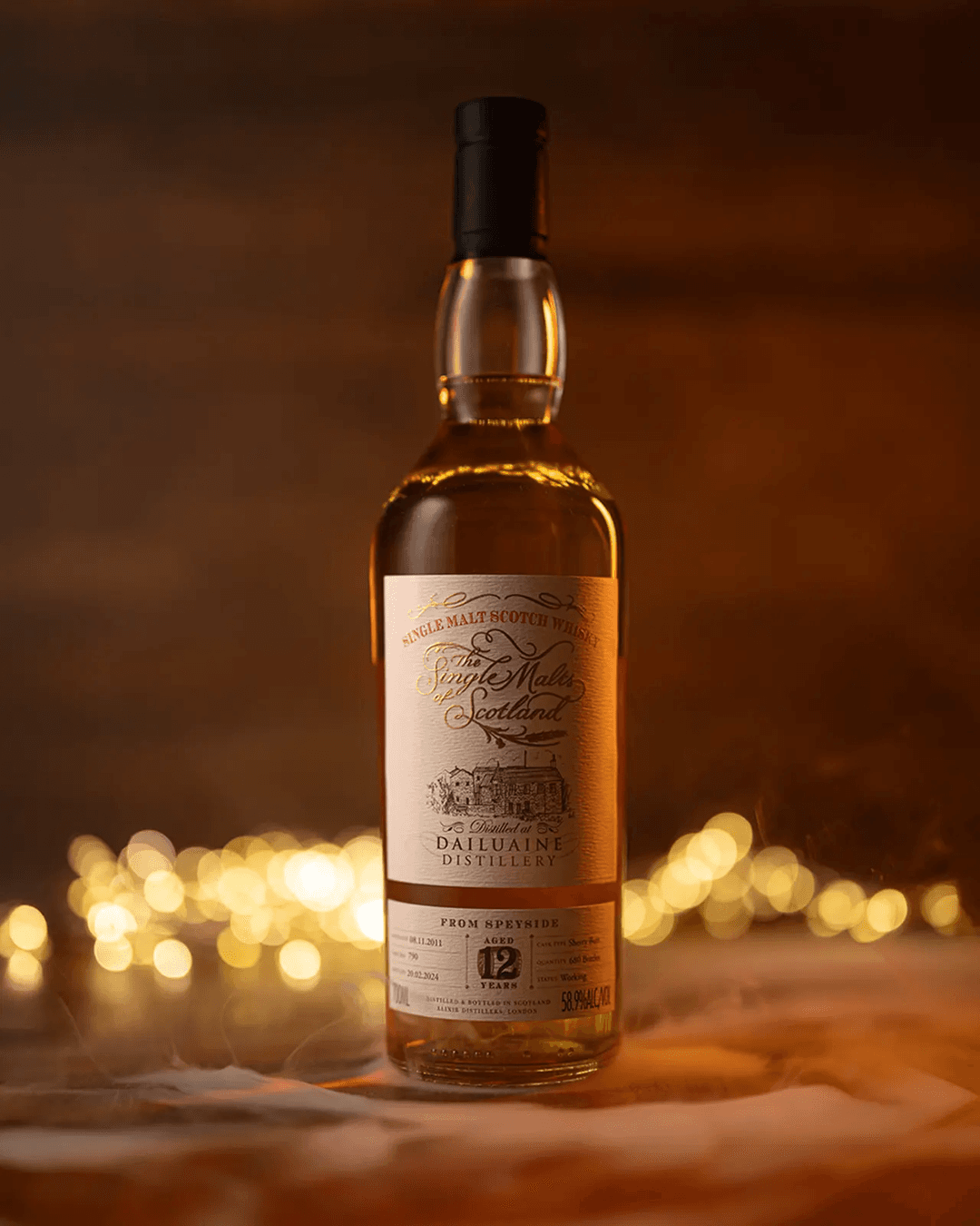 SINGLE MALTS OF SCOTLAND 2011 12 YEAR OLD DAILUAINE CASK 790